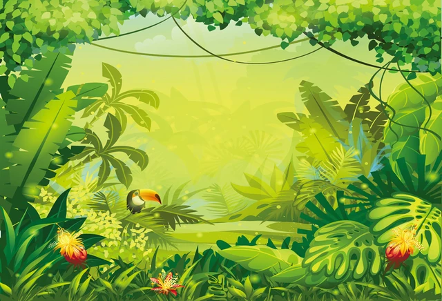 Jungle safari backdrop Photography Backdrops happy birthday backdrop  background Banner birthday Baby shower Backdrop XT-6713 _ - AliExpress  Mobile