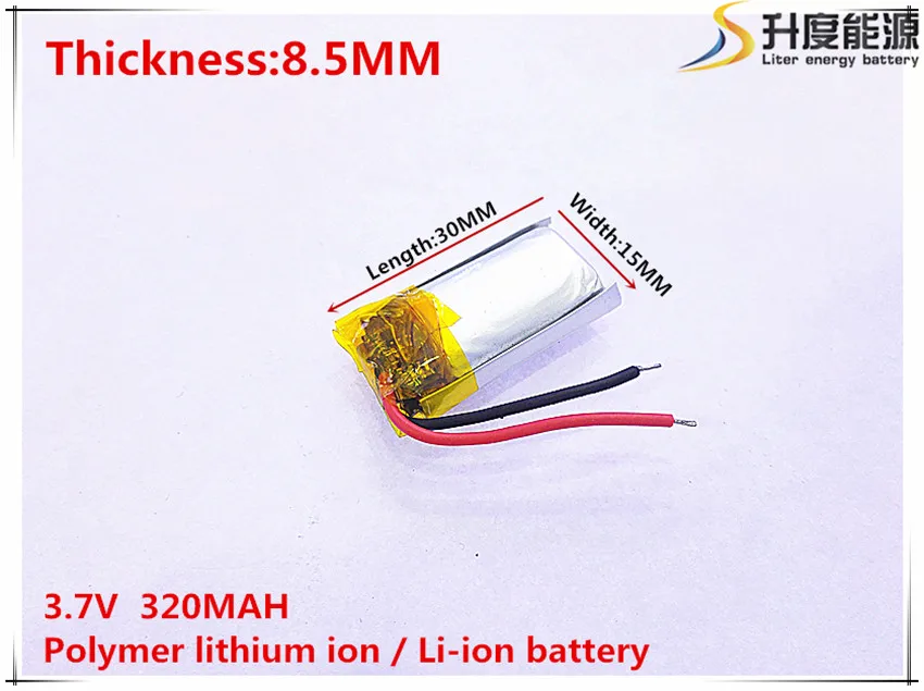 Li po 3 7 V 320mAH [851530] PLIB Полимерный литий ионный/литий ионный аккумулятор для GPS mp3 mp4 mp5