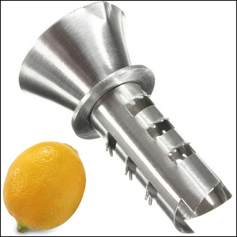 by DHL or EMS 50 pcs Stainless Steel Lemon Drilling Small Fruit Squeeze