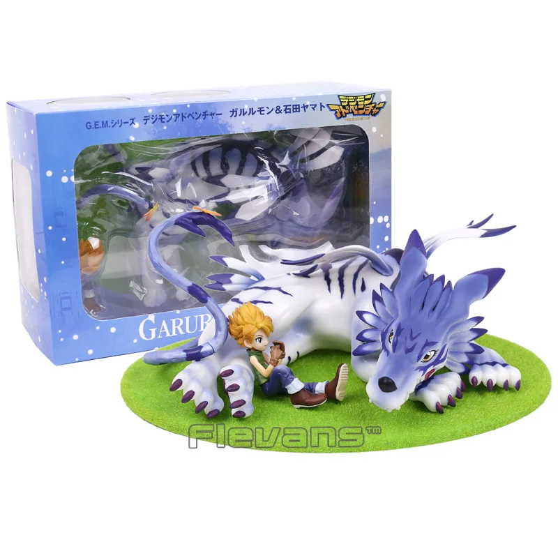 

GEM Digimon Adventure Digital Monster Ishida Yamato Garurumon PVC Figure Collectible Model Toy