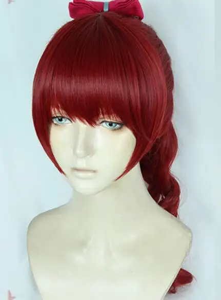 Persona 5 Косплей королевская Yoshizawa Kasuka kasuumi школьная форма косплей костюм парик Женщины Девушки Хэллоуин Карнавальный Костюм - Цвет: Hair Wig