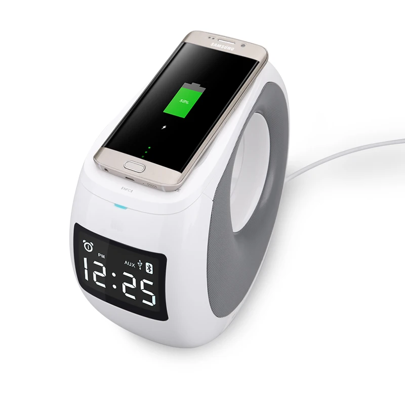 

Nillkin MC1 QI Wireless Charger Bluetooth Speaker Music Speaker for Samsung Galaxy Note 8 S8 sFor iPhone X Wireless Charger