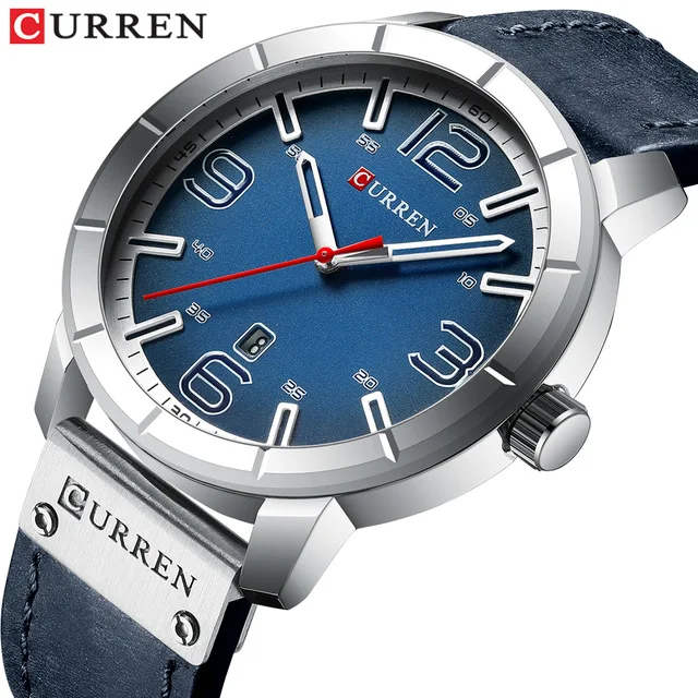 

2019 Mens Watches CURREN Top Brand Luxury Quartz Watch Fashion Casual Business Wristwatches Leather Male Watch Relogio Masculino