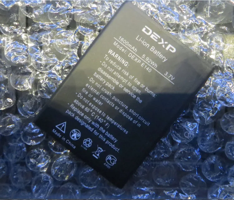 3.8V batteries Rechargeable Li-ion Li-polymer Built-in lithium polymer battery for 1600mah DEXP E140 STRIKE FULL | Электроника