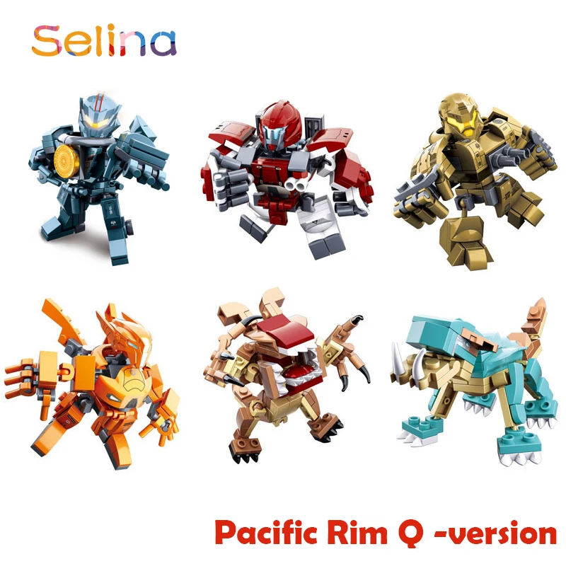 

2 In 1 Pacific Rim Gipsy Avenger Saber Athena Mech Robot Building Blocks Model LegoINGlys Superheroes Action Figures Toys Set