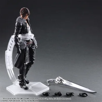 

PLAY ARTS 27cm Final Fantasy VIII Squall Leonhart Action Figure Model Toys