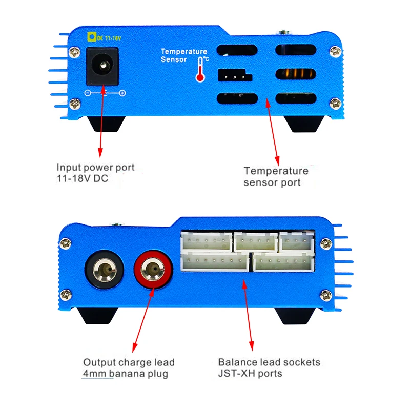 Chargeur IMAX B6 50W en cours d'utilisation avec batterie RC connectée
