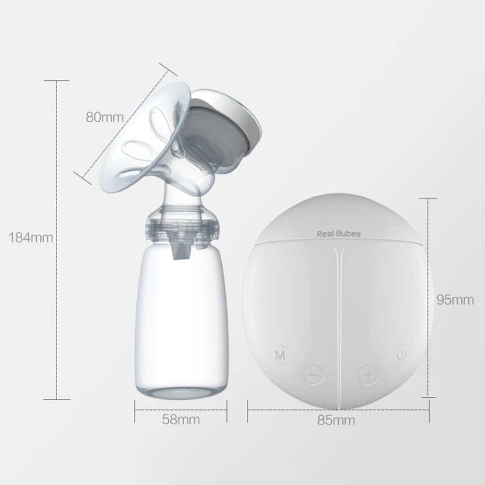 1pcs Electric Automatic Breast Pump Double Breast Machine Milk Bottle Safty Infant Massage Breast Pump USB Charge Breast Feeding