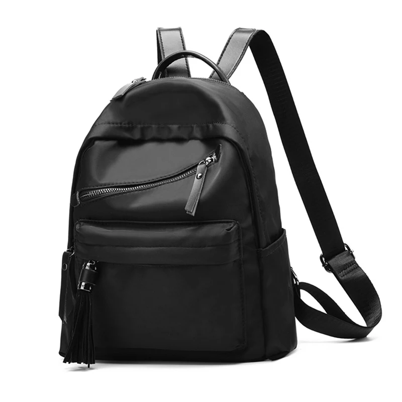 

2018 Women Backpack Solid Oxford Double Shoulder Bag Backpack Female School Bags For Teenager Girls Large Capacity Travel Bag