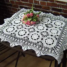 Ручной работы винтажный вид вязанная салфетка/runner/салфетки