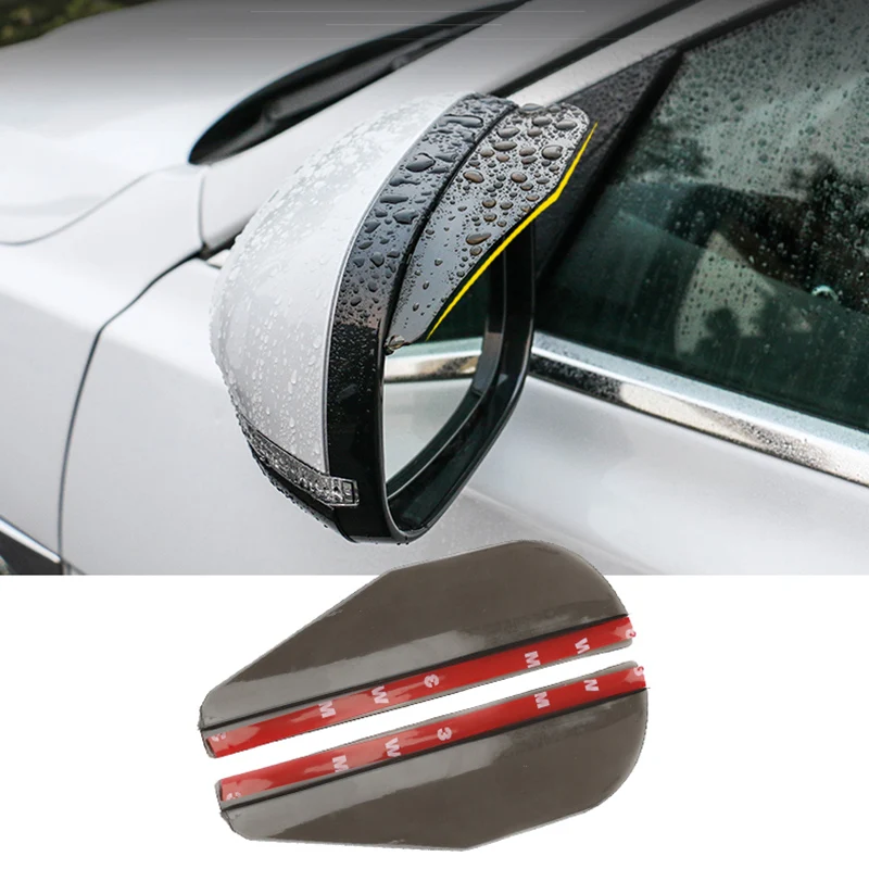 2 шт. зеркало заднего вида автомобиля щиток от дождя Водонепроницаемый козырек крышка боковой щит для Jaguar E-PACE