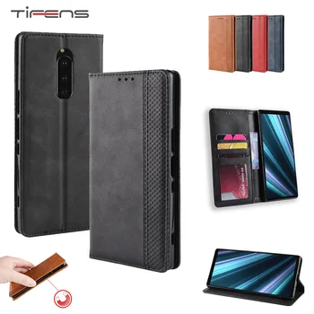 

Phone Case For Sony Xperia 1 8 5 10 Plus L3 XZ4 Compact Luxury Leather Magnetic Flip Wallet Card Holder Soft Protection Cover
