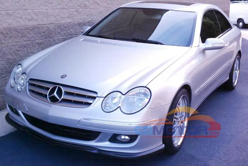 Настоящее углеродное волокно передний бампер спойлер для Benz W209 CLK350 Coupe 2006UP M064