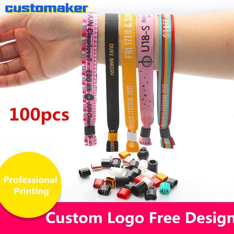 festival fabric wristbands