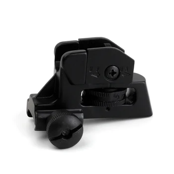 

Ohhunt Tactical Hunting Detachable Compact Backup Iron Rear Sight with Full Windage/Elevation Adjustment