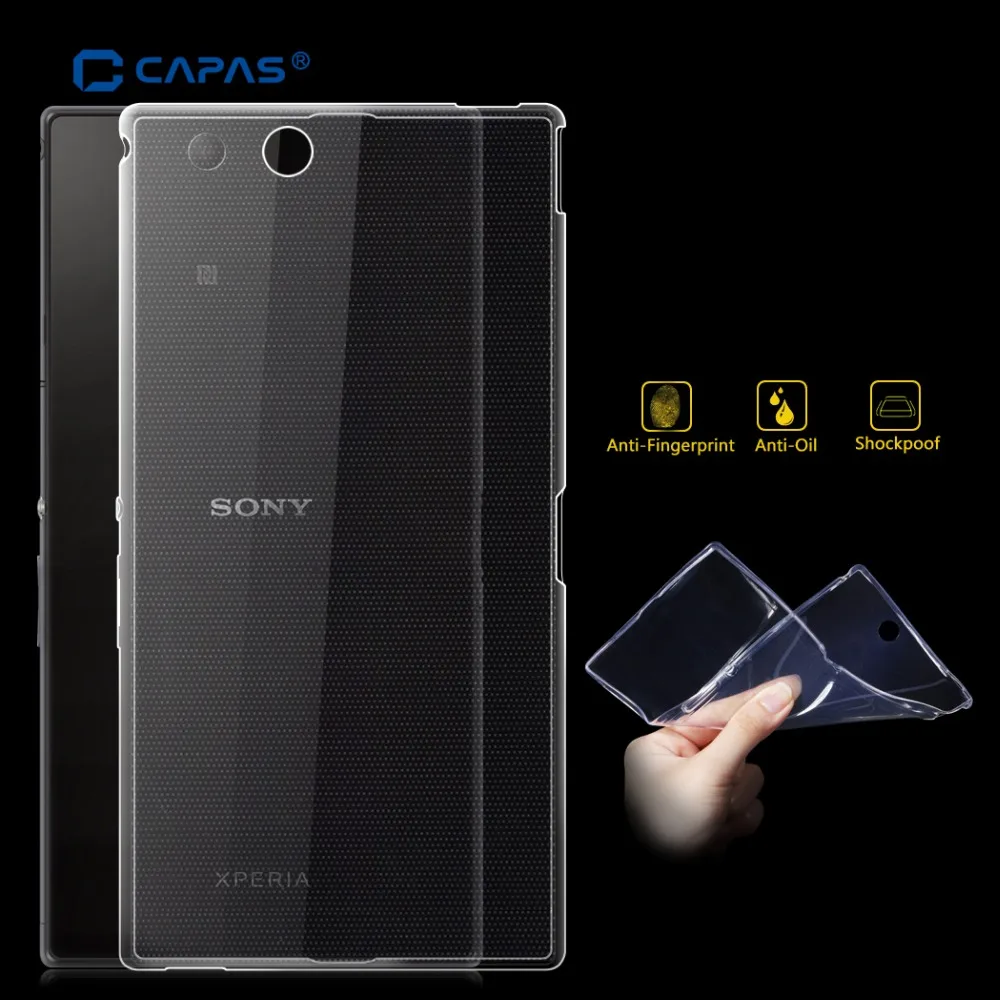 

for Sony Xperia Z Ultra XL39h Case Cover CAPAS Brand Soft TPU Silicone Clear Back Cover for Sony Xperia Z Ultra XL39h C6802 Case
