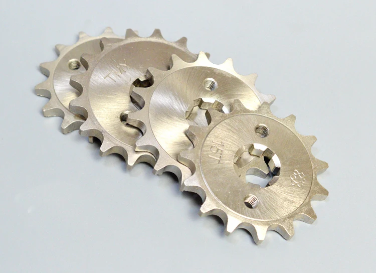 Front Sprocket 15 16 17 Teeth Gear Sprockets For HONDA CBF125 CB125 CBR125 CBZ125 XR125 XLR125 Senda125 For Kymco 125 Motorcycle