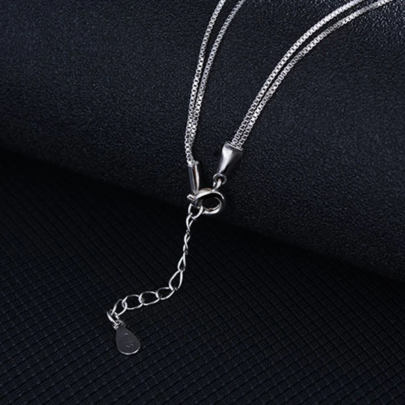 double line silver necklaces jewelry (8)