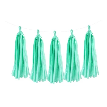 

5pcs/set Paper Tassel Garland Wedding Birthday Party Decoration 35cm Paper Tassels Marriage Event Party Supplies W8113