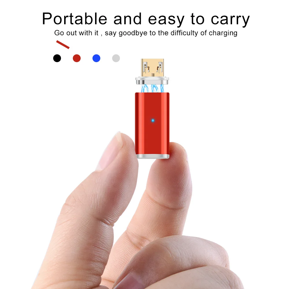 OLAF Magnetische Telefon Interconversion adapter Micro USB Typ C zu ladegerät für iphone 7 X XR XS