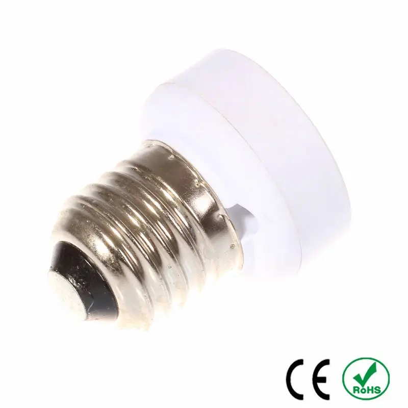 100pcs E27 to GU24 Adapter Lamp Holder Converter Base Socket Fireproof PBT Copper LED Light Bulb Extender Plug | Освещение