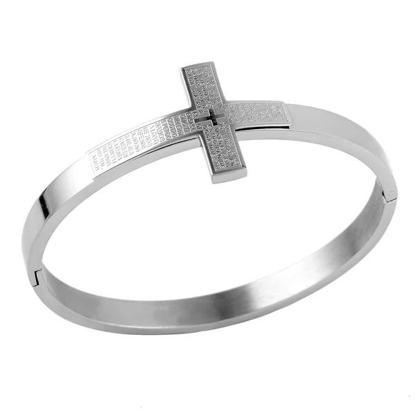 

TGH-39 Big width bracelets with round plate personalized customized charms Stainless steel of glamorous Jewelry for praty