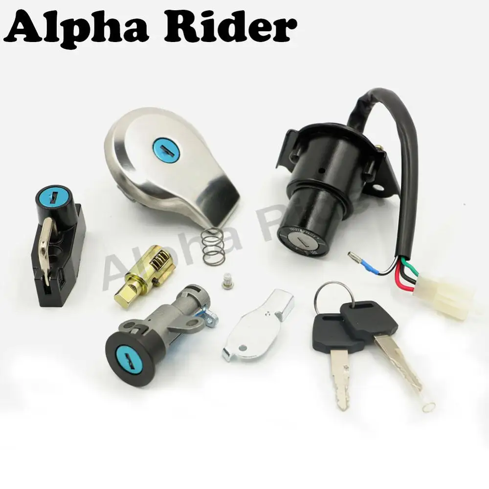Alpha Rider Motorcycle Ignition Switch Lock & Fuel Gas Cap Cover Key Set for Yamaha VIRAGO XV535 Alpha Rider Motorcycle Ignition Switch Lock & Fuel Gas Cap Cover Key Set for Yamaha VIRAGO XV535
