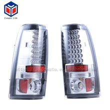 Pickup Truck Black LED Brake Lamps Tail Lights For 1999-2002 Chevy Silverado/09-03 GMC Sierra