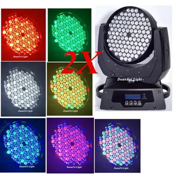 

2pcs/lot High quality Moving Head led wash rgbw 108x3w led moving head rgbw washer stage dj effect