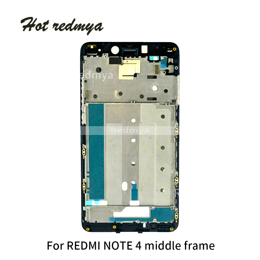

10Pcs Middle Frame For Xiaomi Redmi Note 4 LCD Housing Plate Bezel Middle Frame Faceplate Plate Repair Replacement repair parts