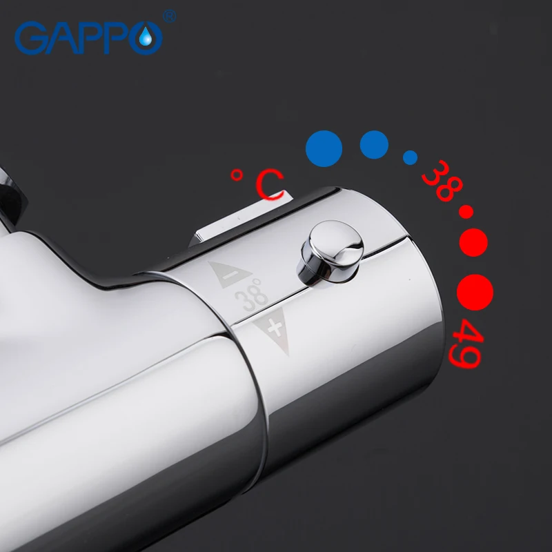 Ceny GAPPO bateria natryskowa łazienka mieszacz termostatyczny bateria natryskowa okrągła akcesoria fajka wodna 1.5m deszczownica SPA