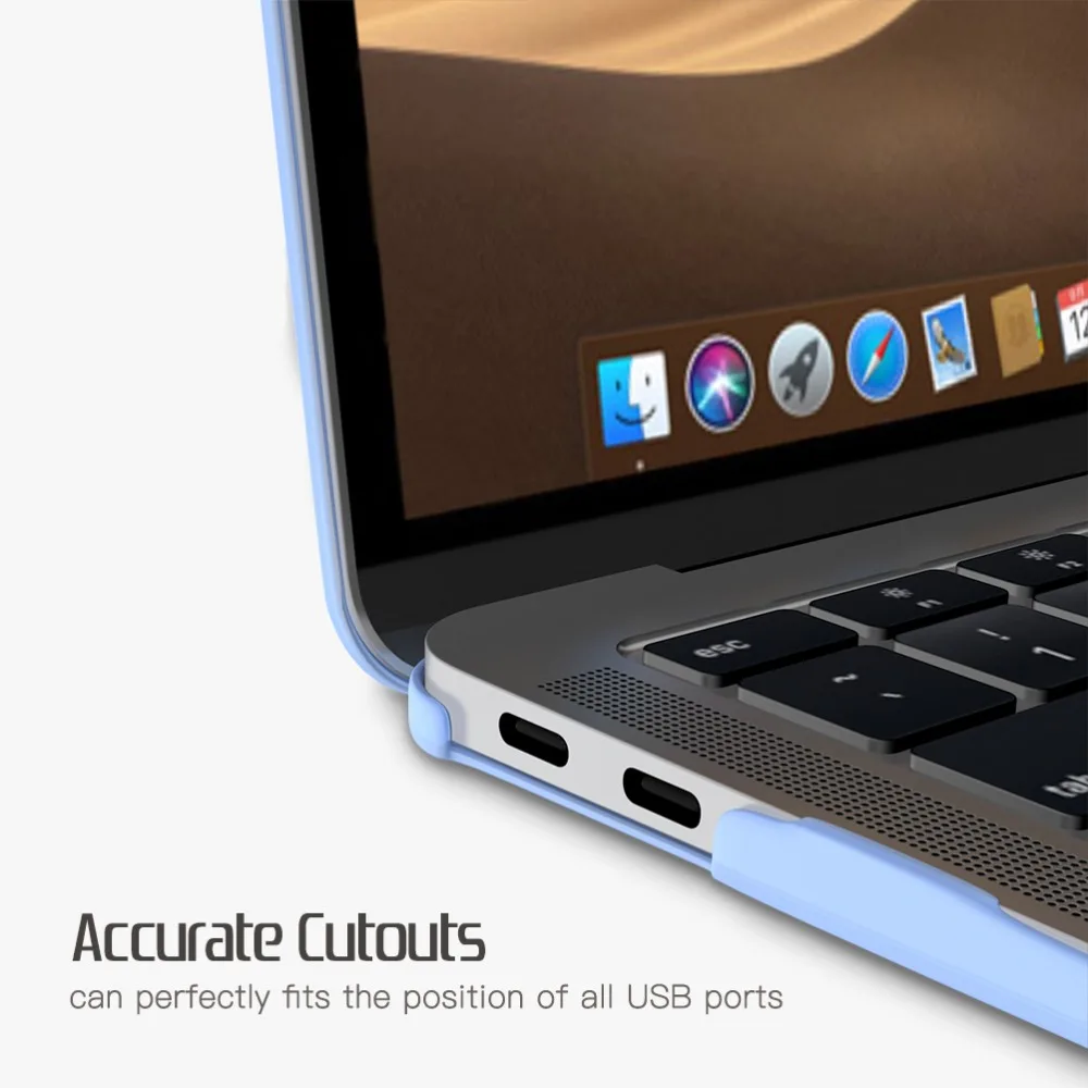 SLEO For MacBook Air 2018 Case Ultra Thin Transparent Matte Case for MacBook Air 2018 A1932 New Release Model A1932 13.3