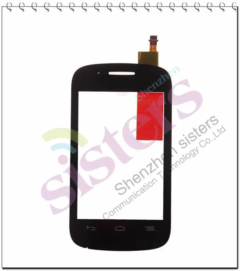 ALC0015 Black White 100% New Original Digitizer Touch Screen Glass For Alcatel One Touch Pop C1 4015 4016 4015XNDA 4016A4016D (2)