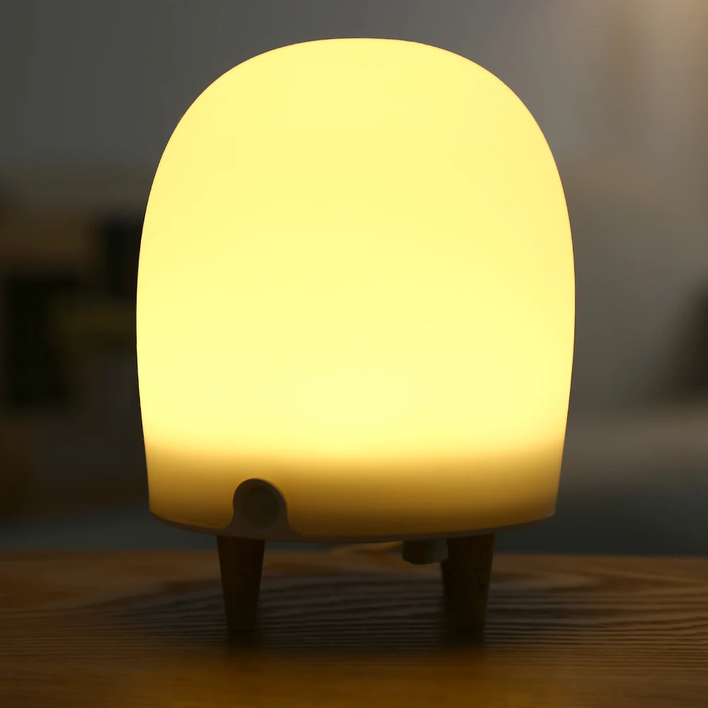 

Usb Led Lamp LED Patting Tap Night Light Lamp Timing Set Alarm Table Lamp Kids Lights Lamps
