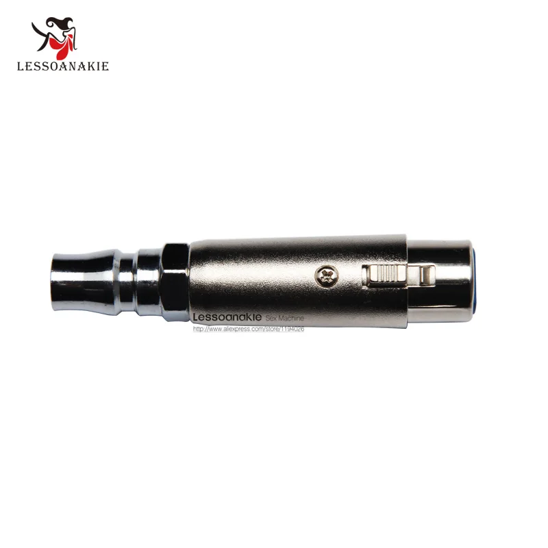 E07 Single Three Prong font b Dildo b font Connector Attachment for All Premium Sex Machine