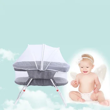 

Baby bed Multi-function Foldable Neonatal monthly bed Portable crib
