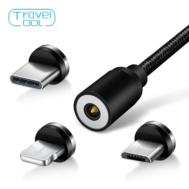 

Travelcool Magnetic Cable For iPhone Micro USB Type C Mobile Phone Charging Cable Type c Magnet Charger USB Cable For Samsung