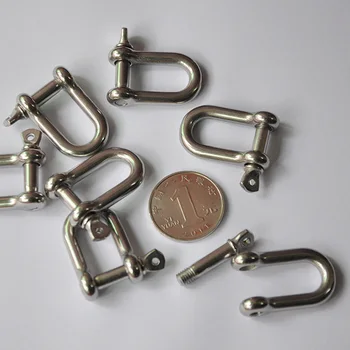 

[10Pcs/Lot]High Quality Stainless U/D Shaped Steel Buckles Outdoor DIY Used For Survival Paracord Bracelet
