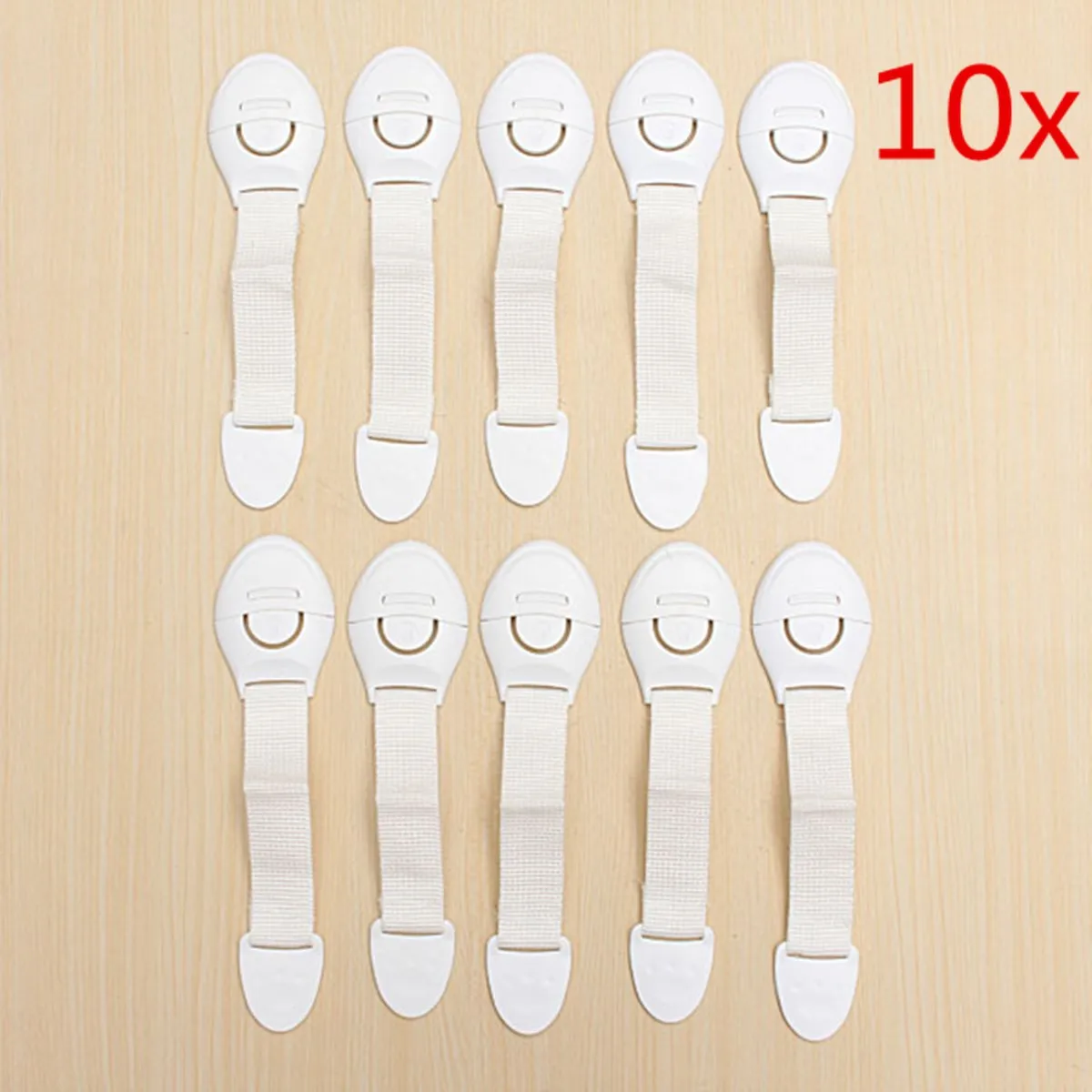 

10Pcs Lengthened Baby Cute Bendy Safety Lock Cabinet Drawer Fridge Furniture Safe Door Lock For Child Infant Kid Baby Protection