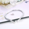 Dotefil-Bracelet en argent Sterling 925, chaîne en serpent, 4mm, 8 pouces, breloque pour femmes, fiançailles, mariage, fêtes, à la mode ► Photo 2/6