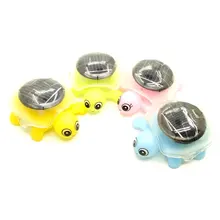 Enjoybay Мини Солнечная приведенная в действие игрушка-черепаха Творческий солнечной энергии игрушечные черепахи милый Пластик модели животных Образовательные Подарки для детей