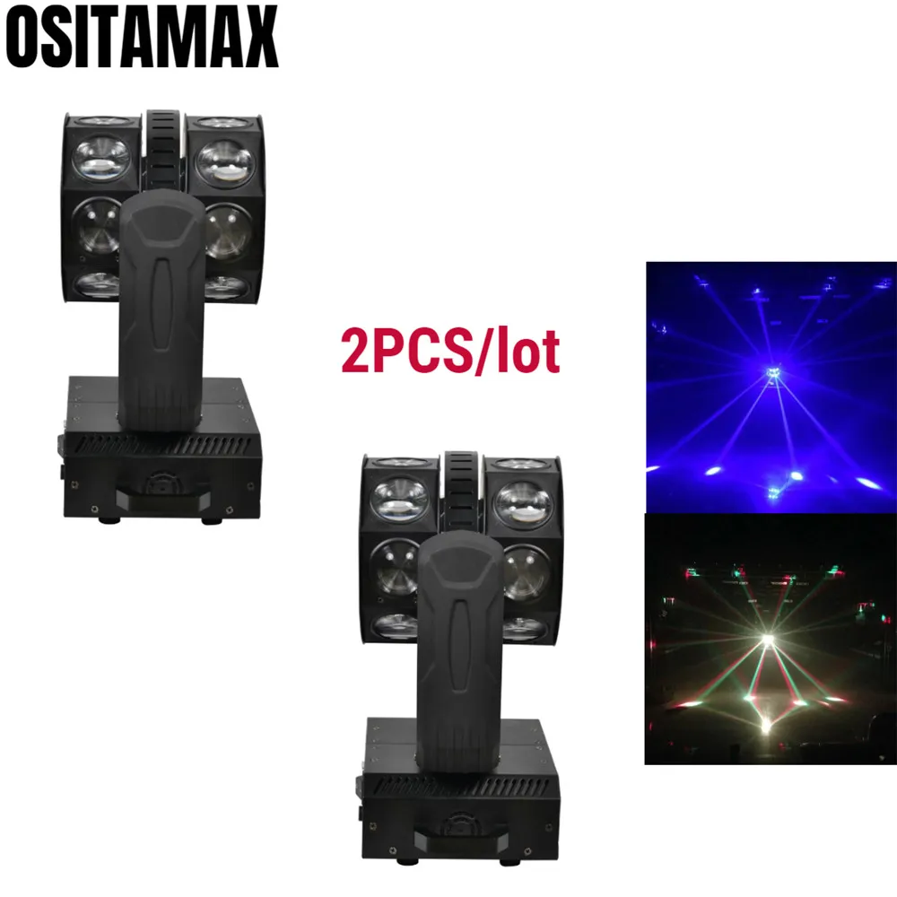 

2/LOT Lyre LED Moving Head Beam Light 16x12w Stage Lighting Effect 4IN1 RGBW Luces Infinit Rotation Beam Moving Heads