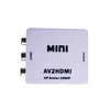 New Mini Composite 1080P AV To HDMI Audio Video AV CVBS Adapter Converter For HDTV 1080P Video with charger AV2HDMI ► Photo 1/3
