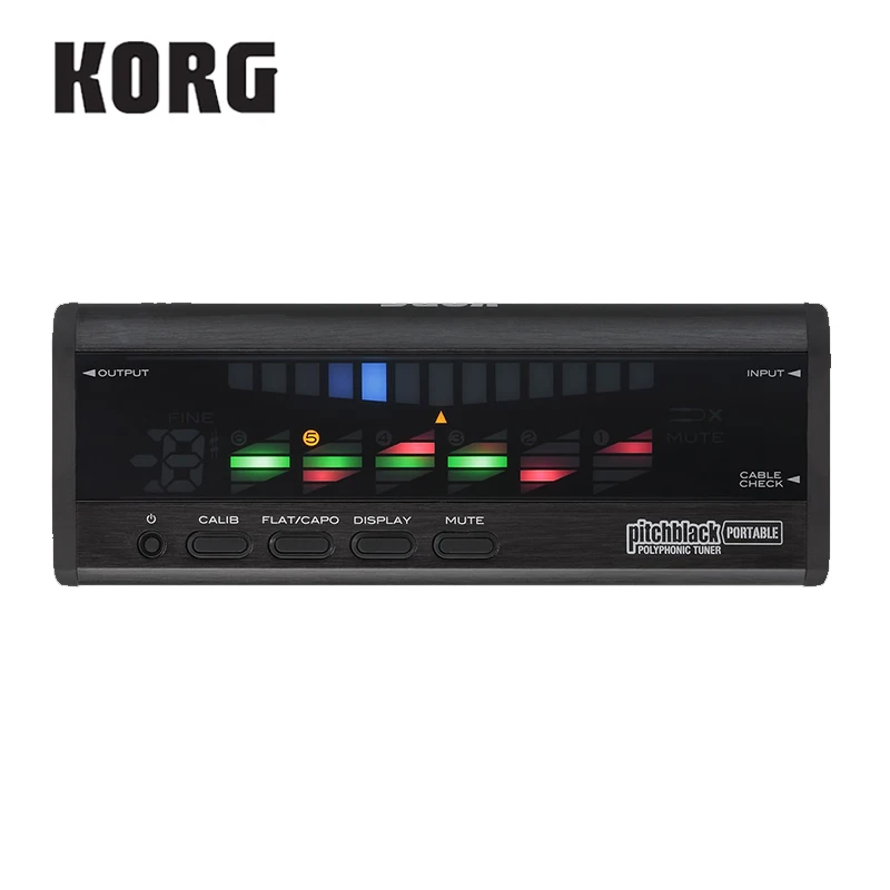

Korg Pitchblack Poly Portable Tuner Professional Tuner on Stage