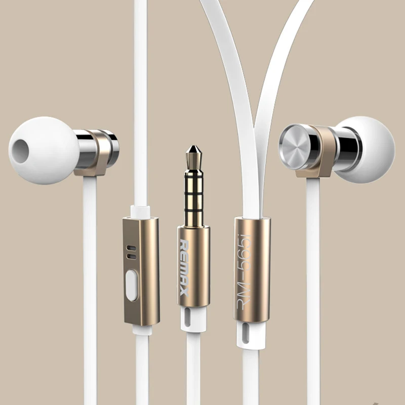 REMAX 565I MP3 mobile phone headset wire metallic computer universal