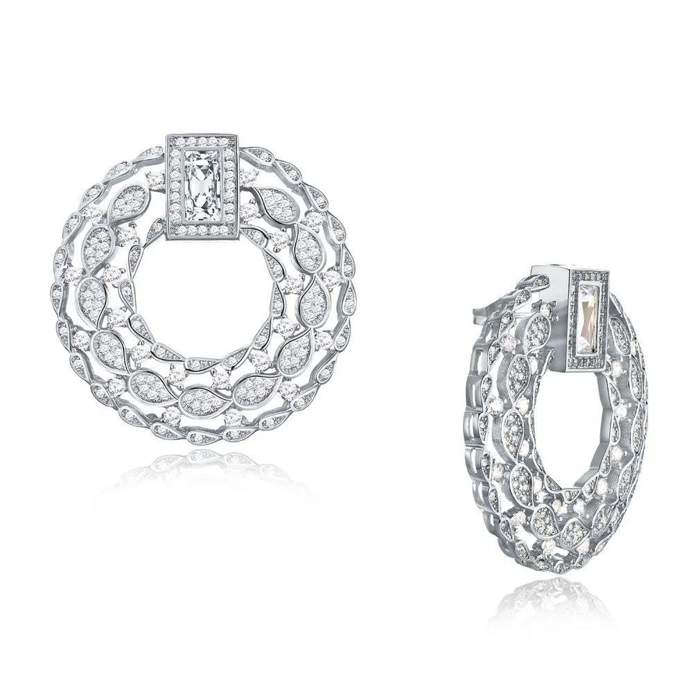 Buy New arrivals big round Stud Earrings for women AAA