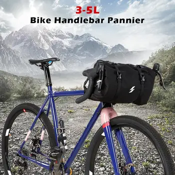

3-5L Bike Bag For Bicycle Frame Bag For Bicycle Handlebar Waterproof Cycling Handle Bar Bag MTB Road Bike Storage Pack