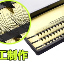 Новые 8-12 мм 60 пряди/набор натуральные C Curl 20D черные 0,05 ММ волокна ресницы Накладные норковые ресницы для наращивания красивые кончики большие инструменты для глаз