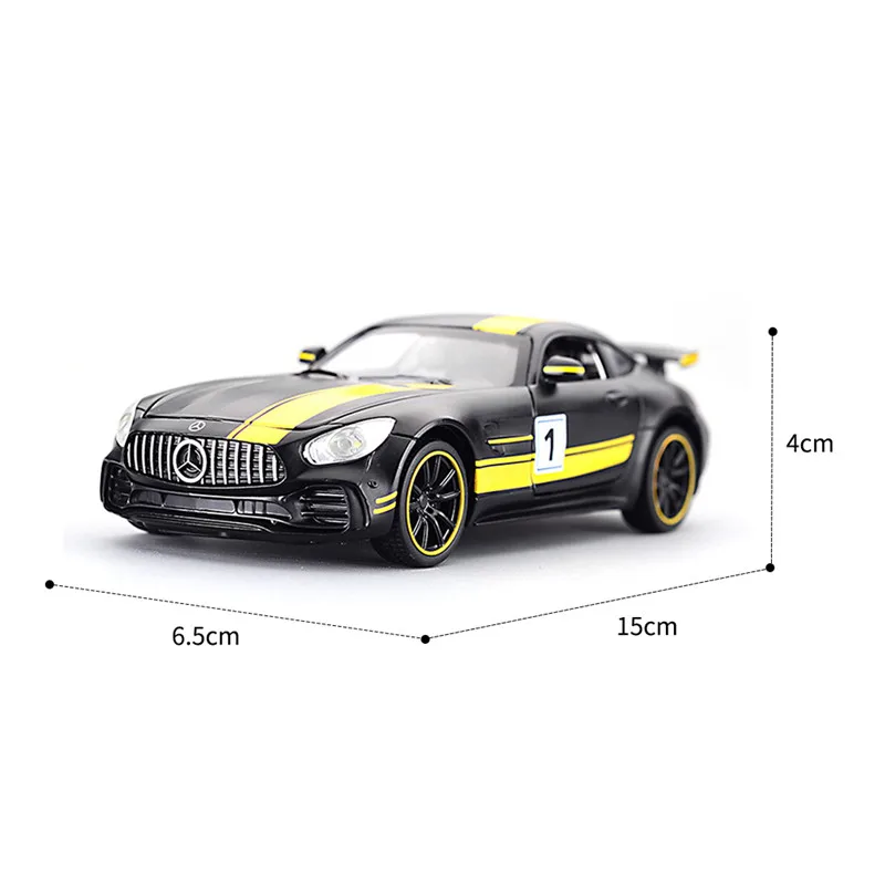 1:32 Mercedes-Benz AMG GT3 литая под давлением модель звук и светильник игрушка автомобиль