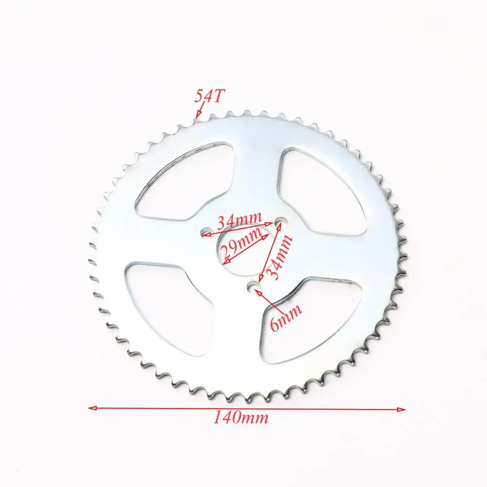 TDPRO T8F 54T 26 мм/29 мм/35 мм Задняя цепная Звездочка Cog для 2 такта 47cc 49cc 110cc 125cc 140cc Карманный Dirt Pit Bike Chopper - Цвет: Inner Diameter 29mm